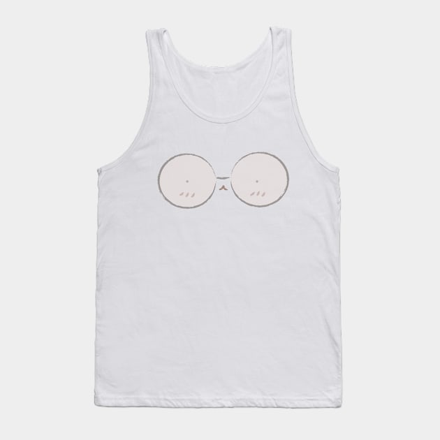 bunny face with glasses! Tank Top by SoyVi